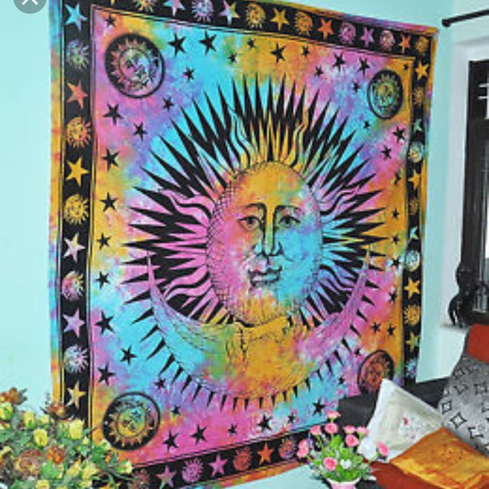 Large Bohemian wall tapestry 🌝